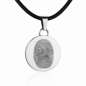 Fingerprint pendant – Circle